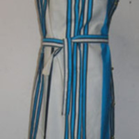 SLM 33029 - Randig klänning köpt på postorder på 1970-talet men aldrig använd