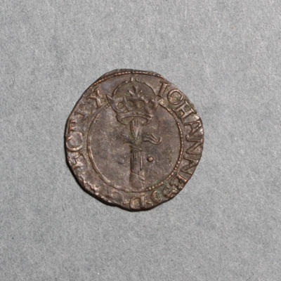 SLM 16856 - Mynt, 1 fyrk silvermynt typ III 1589, Johan III