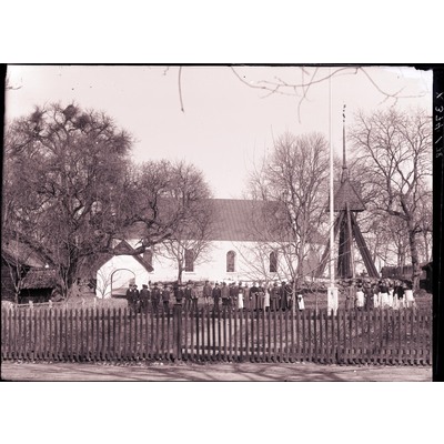 SLM X374-78 - Lilla Malma kyrka på 1890-talet