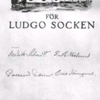 SLM M027127 - Gratulationskort för Ludgo socken