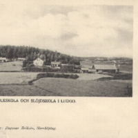 SLM M011637 - Lötens folkskola och slöjdskola i Aspa, Ludgo socken