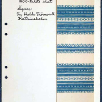 DSLH 542 - Skiss av Hulda Thörnvalls förkläde