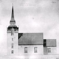 SLM R40-85-8 - Lästringe kyrka, förslag från 1903