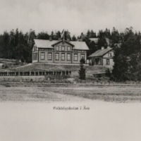 SLM R130-79-1 - Åsa folkhögskola ca 1914