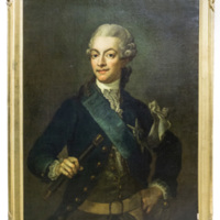 SLM 1224 - Oljemålning, Gustav III, gåva från Wilhelmina von Hallwyl