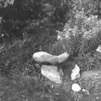 SLM M007926 - Malsten funnen i Borsökna sjön, foto 1951