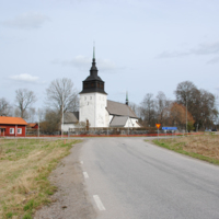 SLM D10-1013 - Vansö kyrka, kyrkmiljö