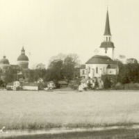 SLM M024391 - Mariefreds kyrka och Gripsholms slott
