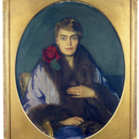 SLM 7038 - Porträtt av Hilda Österman f. Wessén 1918