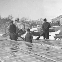 SLM P09-610 - Vinter på Nynäs på 1930-talet