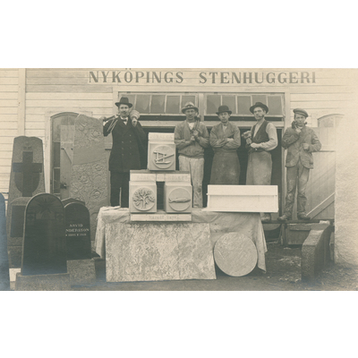 SLM P2018-0835 - Nyköpings stenhuggeri år 1918