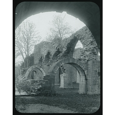 SLM DIA2022-0334 - Alvastra klosterruin, 1900-tal
