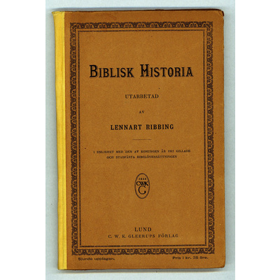 SLM 29941 - Lärobok: Biblisk historia, 1921