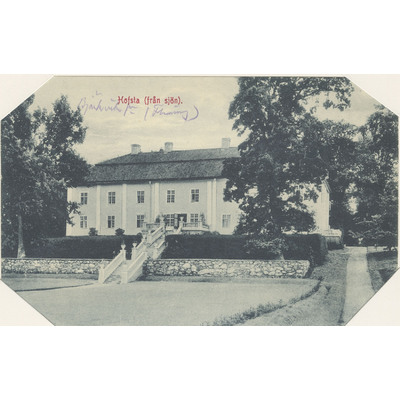 SLM M004675 - Hovsta, vykort, från sjön Yngaren, fotografi taget före 1912.