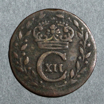 SLM 16224 - Mynt, 1 öre silvermynt 1709, Karl XII