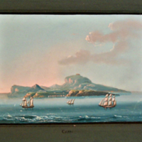 SLM 8479 - Gouache, Capri, 1800-tal