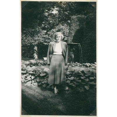 SLM P2019-0533 - Foto på okänd kvinna, 1930-tal
