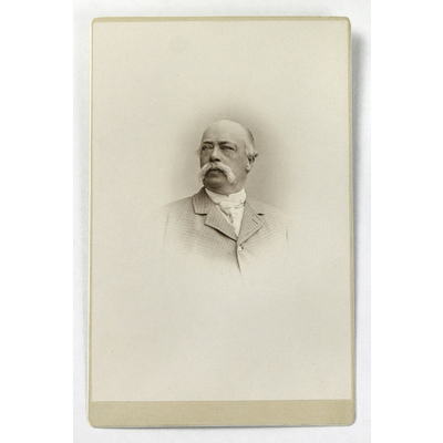 SLM P2021-0487 - Visitkort, August Tamm (1840-1905) från Ökna i Floda socken
