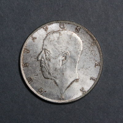 SLM 12597 46 - Mynt, 2 kronor silvermynt typ IV 1938, Gustav V