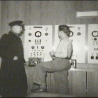SLM 50-700-4 - Pressvisning av nya brandstationen 1950.