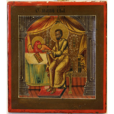 SLM 10379 - Ikon, evangelisten Marcus, 1800-talet