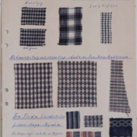 DSLH 325 - Klädprover från inventering år 1957