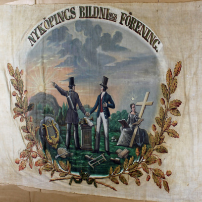 SLM 1044 - Fana, Nyköpings bildningsförening, ditmålat årtal 1854