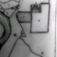 SLM M036071 - Plan över slottet, efter karta 1646, Eskilstuna