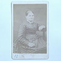 SLM M001014 - Änkefru Charlotta Uppling i Runtuna, ca 1860
