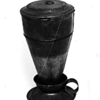 SLM 10980 1-2 - Kaffebryggare av metall med tillhörande spritkök
