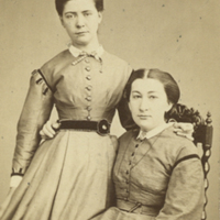 SLM P11-6099 - Elin Rundstedt och Hedvig Indebetou, 1860-tal