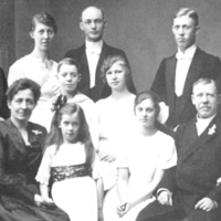 SLM P05-721 - Hanna och Carl Ljungwalds silverbröllopsdag den 27/11 1919