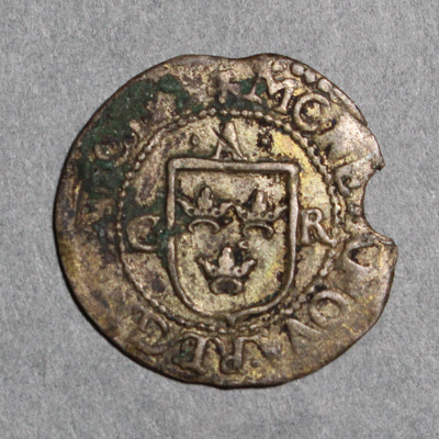 SLM 16012 - Mynt, 1 öre silvermynt 1617, hertig Johan
