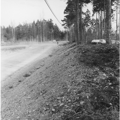 SLM M025684 - Runsten och bautasten vid vägrätning, Högstena, 1967