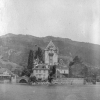 SLM P09-799 - Slottet Oberhofen i Schweiz år 1893