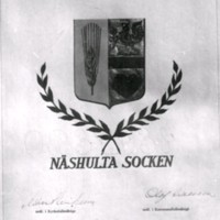 SLM M027129 - Gratulationskort för Näshulta socken