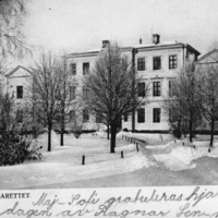 SLM P07-1885 - Vykort, Nyköpings lasarett, tidigt 1900-tal