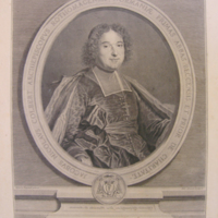 SLM 8515 - Kopparstick, möjligen nytryck 1800-tal, av Drevet efter Rigaud, Jakob Nicolaus Colbert