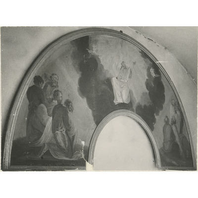 SLM M032142 - Altartavlan i Blacksta kyrka omkring 1937