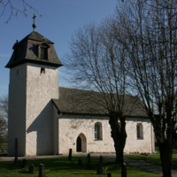 SLM D08-293 - Hammarby kyrka. Exteriör.