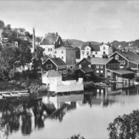 SLM P09-697 - Bryggeriholmen i början av 1900-talet