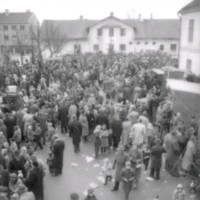 SLM POR55-4079-2 - Julmarknad på Smörtorget 1955