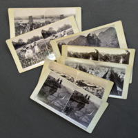 SLM 15546 1-7 - Stereoskopbilder från USA, Monaco, Paris och Frankfurt från 1800-talets slut