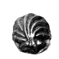 SLM 3331 - Bakelseform av koppar formad som en snäcka, 9,5 cm, från Gåsinge-Dillnäs socken