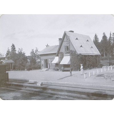 SLM P2014-632 - Häverösunds järnvägsstation år 1907