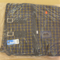 SLM 33416 - Täcke som tillhört hästen Rasmus, oöppnad förpackning 