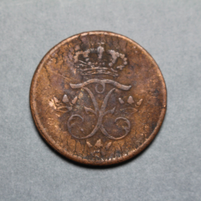 SLM 16887 - Mynt, 1 öre kopparmynt 1735, Fredrik I