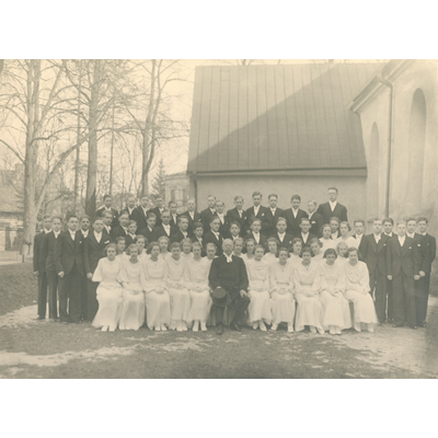 SLM P2019-0604 - Konfirmation, S:t Nicolai kyrka i Nyköping år 1936