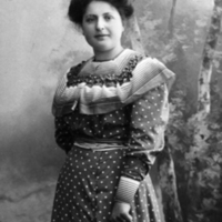 SLM P07-1040 - Personporträtt, okänd kvinna, 1907