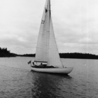 SLM RR132-00-4 - Segelbåten Tumlaren ca 1940-tal
